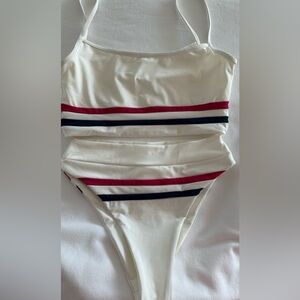 L*Space Wilson Ren White Bikini Set Size Small